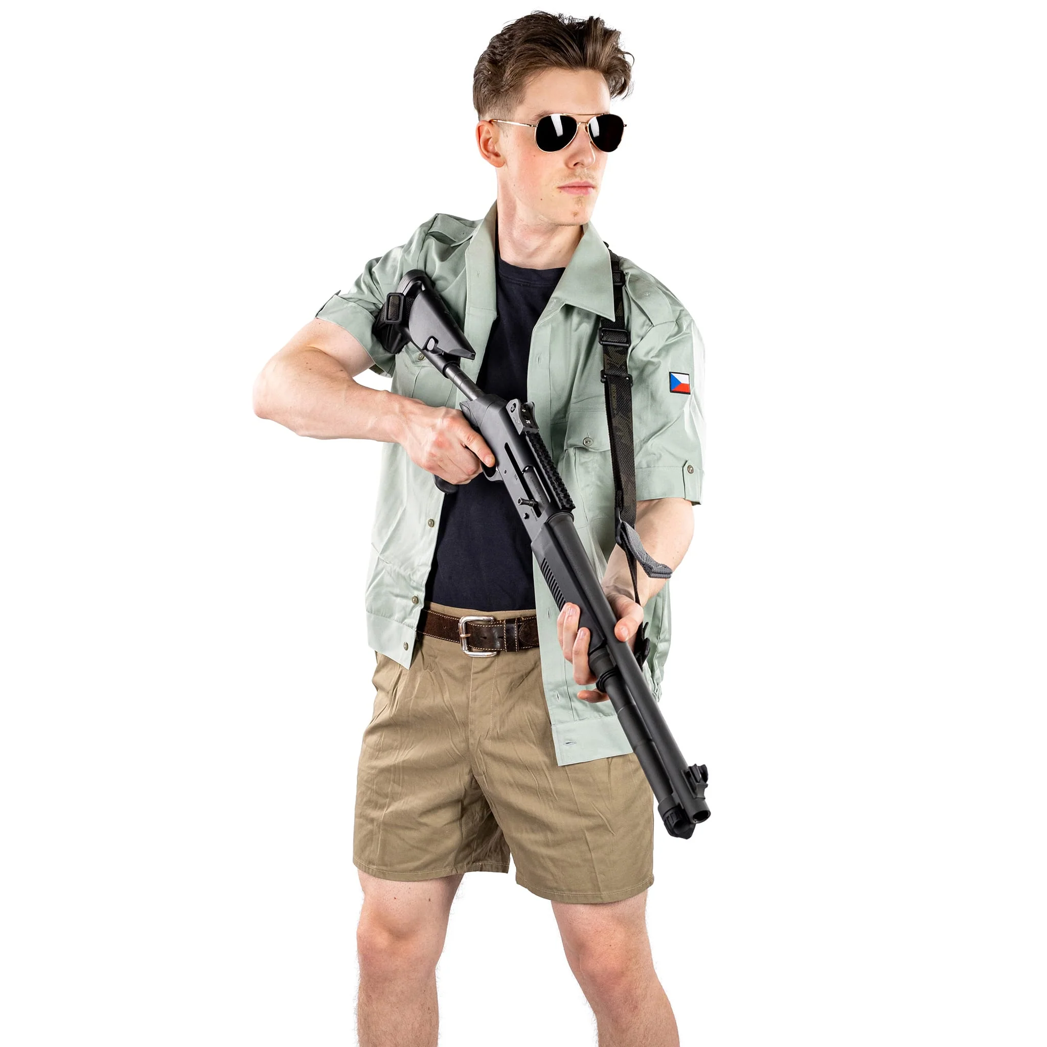 Italian Forze Armate Khaki Shorts - Image 6