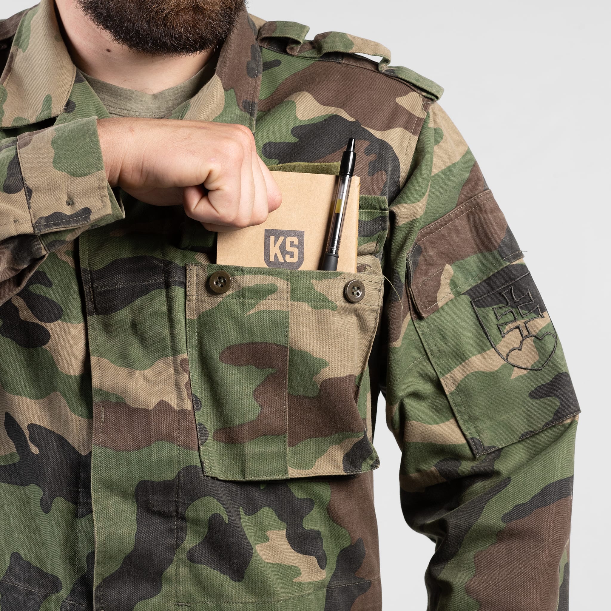 Slovakian M97 Woodland Field Jacket - Image 4